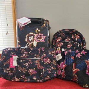 BRAND NEW VERA BRADLEY TRAVEL BUNDLE - GARDEN DREAM PATTERN